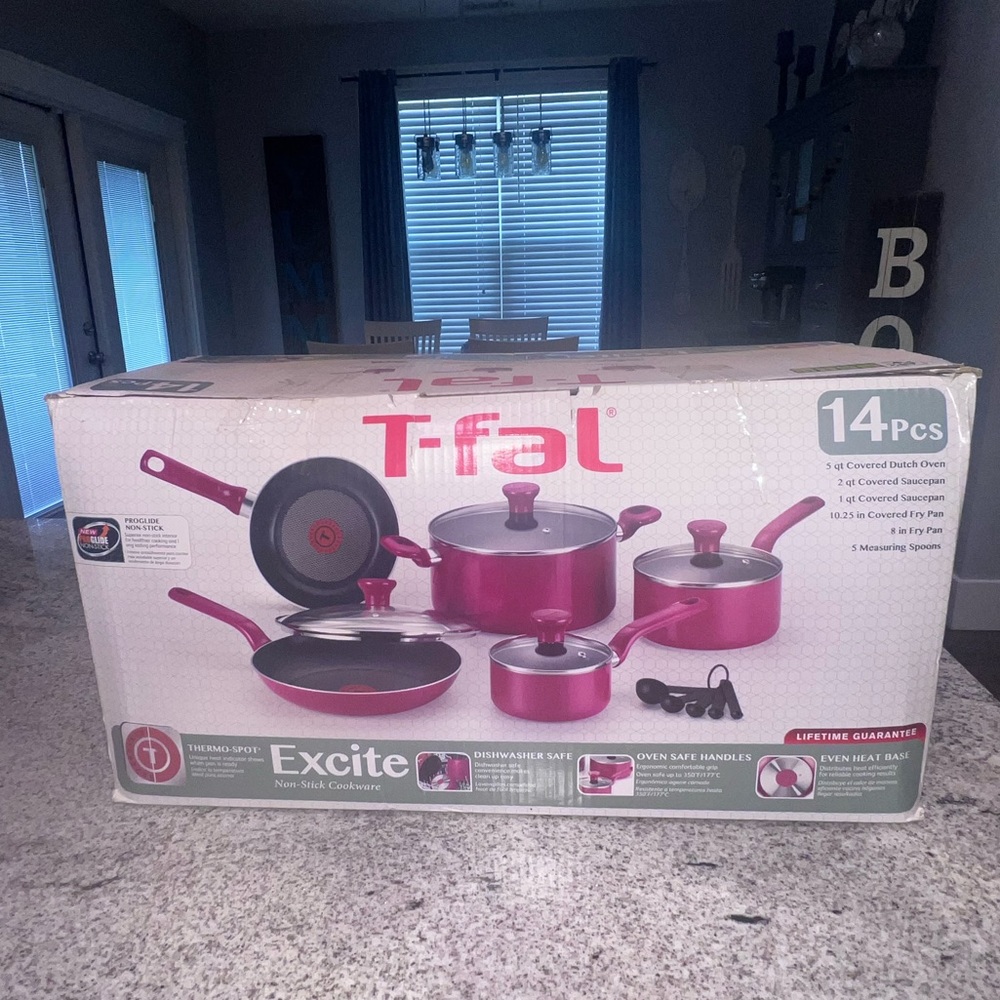Pink pots and pans